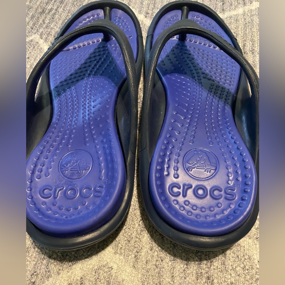 Crocs men’s blue and black size 11